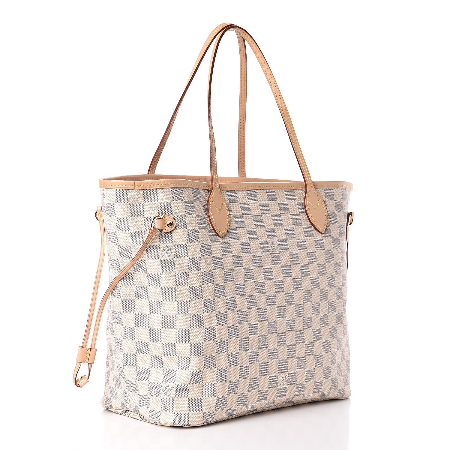Louis Vuitton Damier Azur Neo Neverfull MM Rose Ballerine 4 of 13