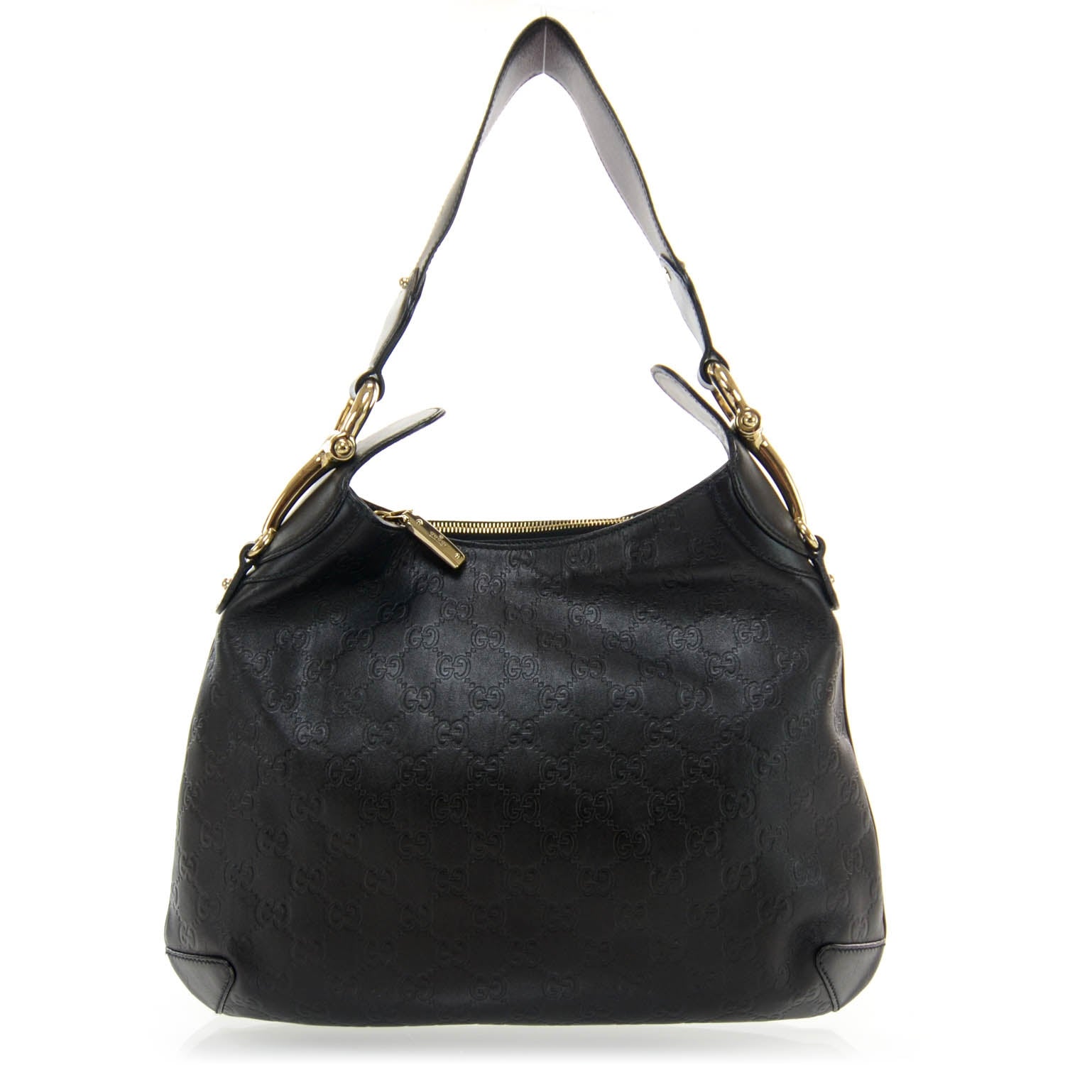 Gucci Guccissima Creole Hobo Black 1 of 8