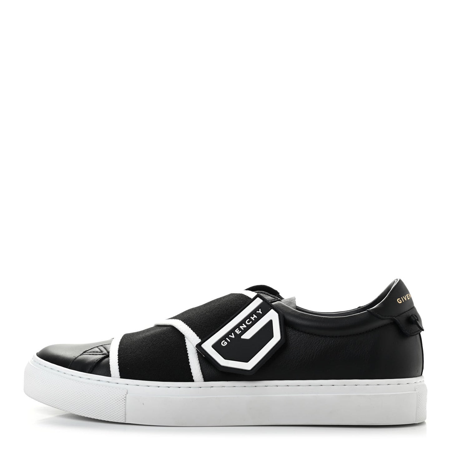 Calfskin Velcro Band Mens Urban Street Sneakers 41 Black