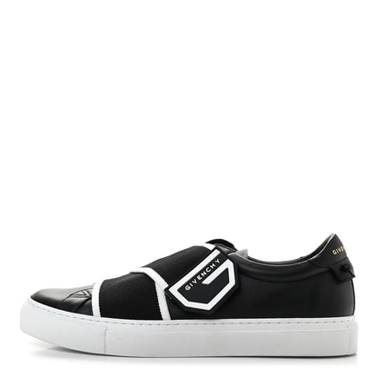 Givenchy Calfskin Velcro Band Mens Urban Street Sneakers 41 Black 1 of 8