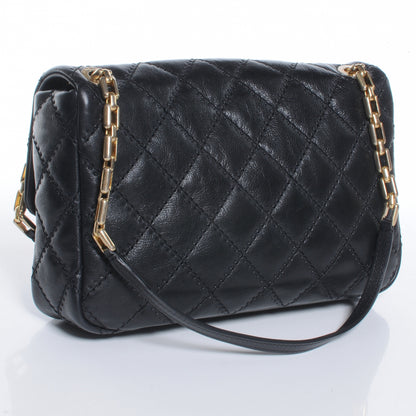Chanel Calfskin Quilted Retro Chain Flap Black 3 of 8