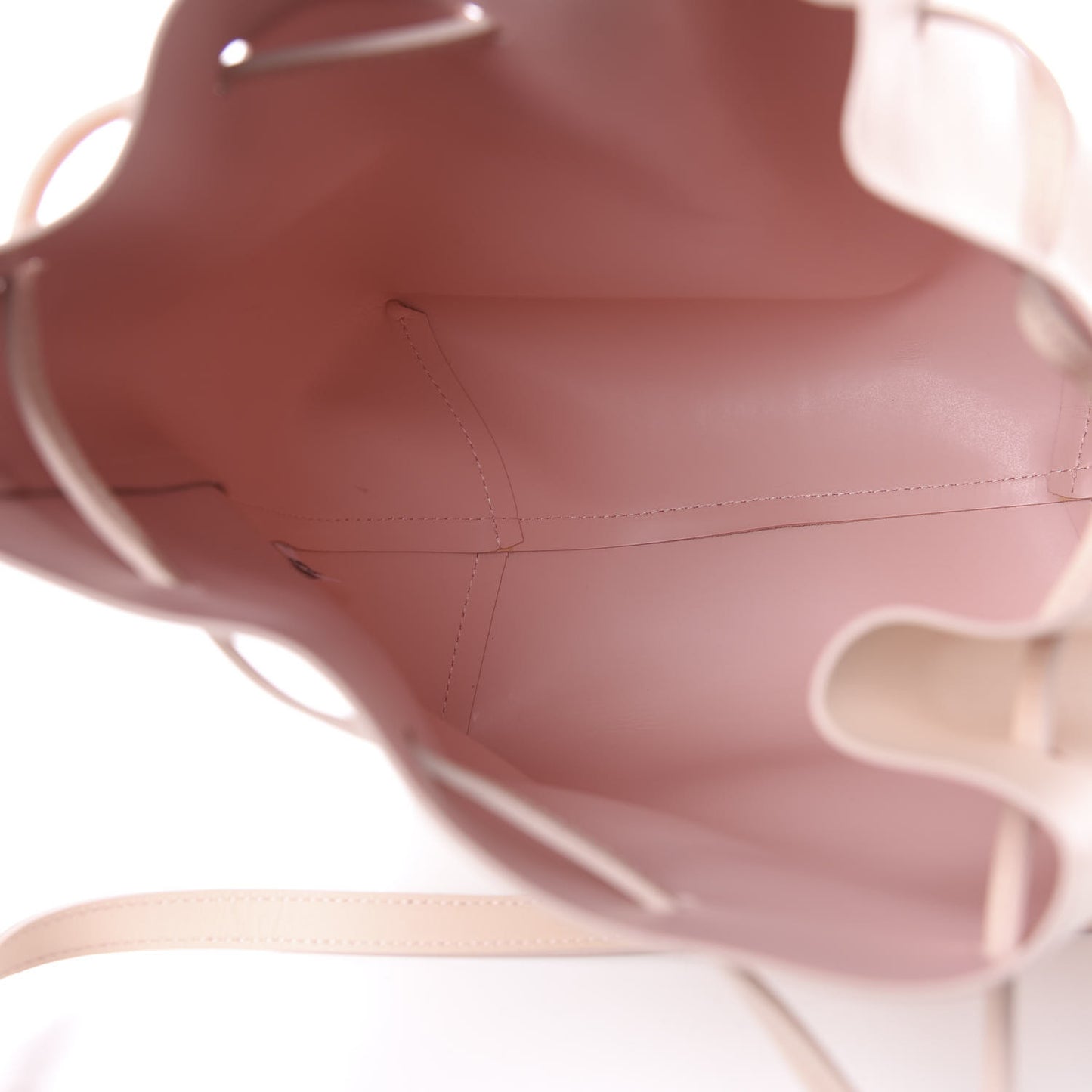 Calfskin Bucket Bag Rosa