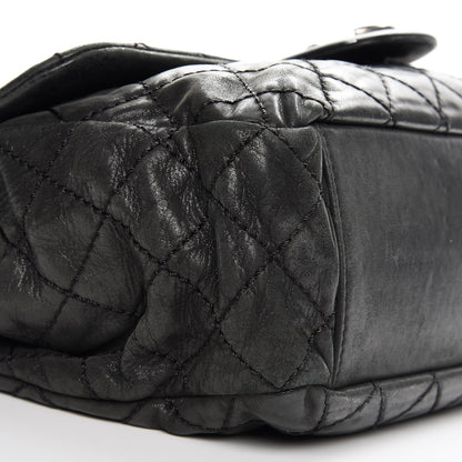 Chanel Iridescent Calfskin Large Coco Daily Flap Black 10 of 21