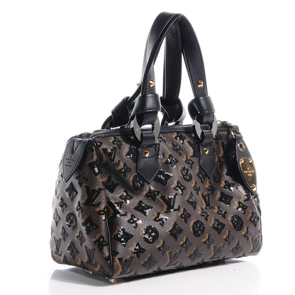 Louis Vuitton Monogram Sequins Eclipse Speedy 28 Black 3 of 7