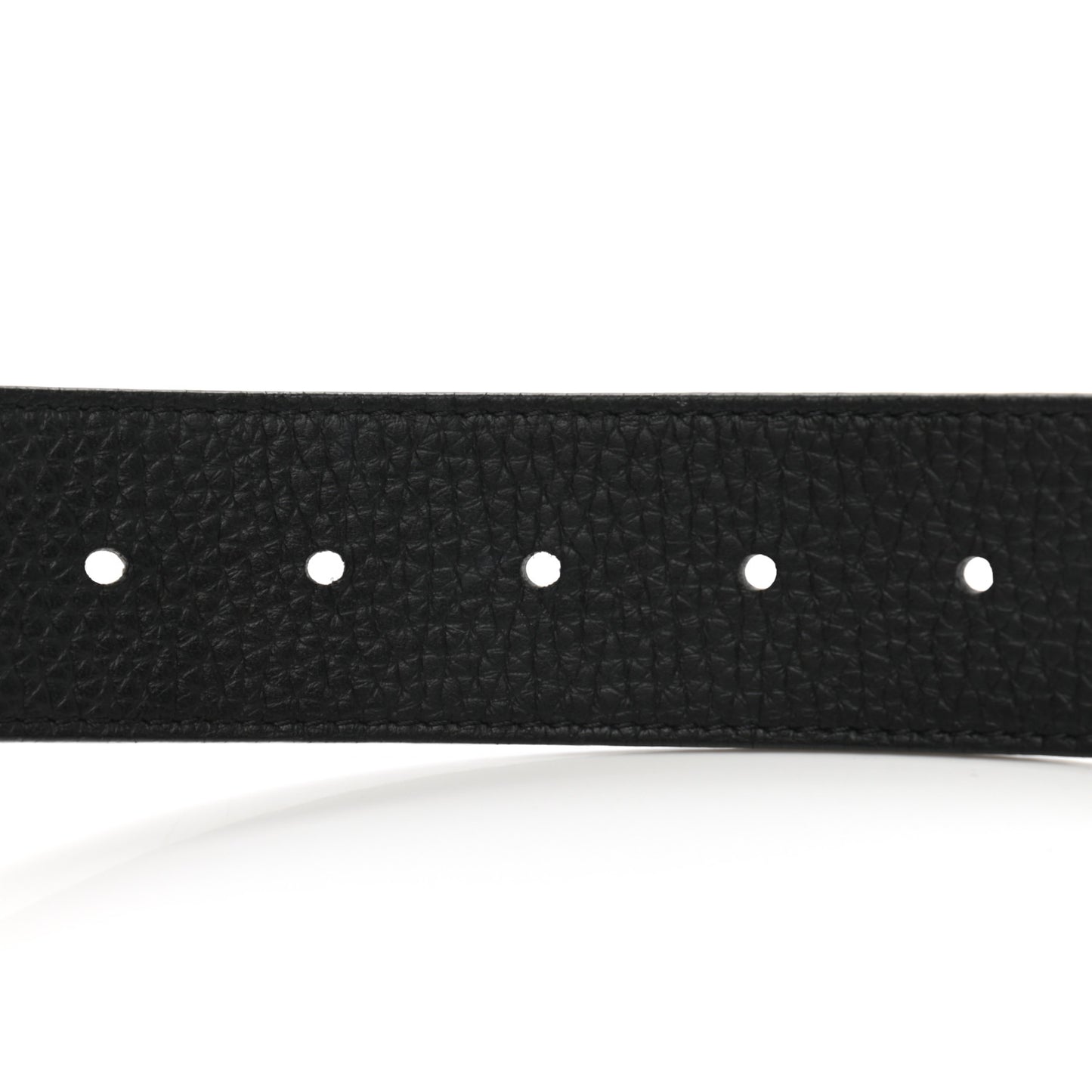Taurillon Calfskin 30mm LV Initiales Reversible Belt 90 36 Black