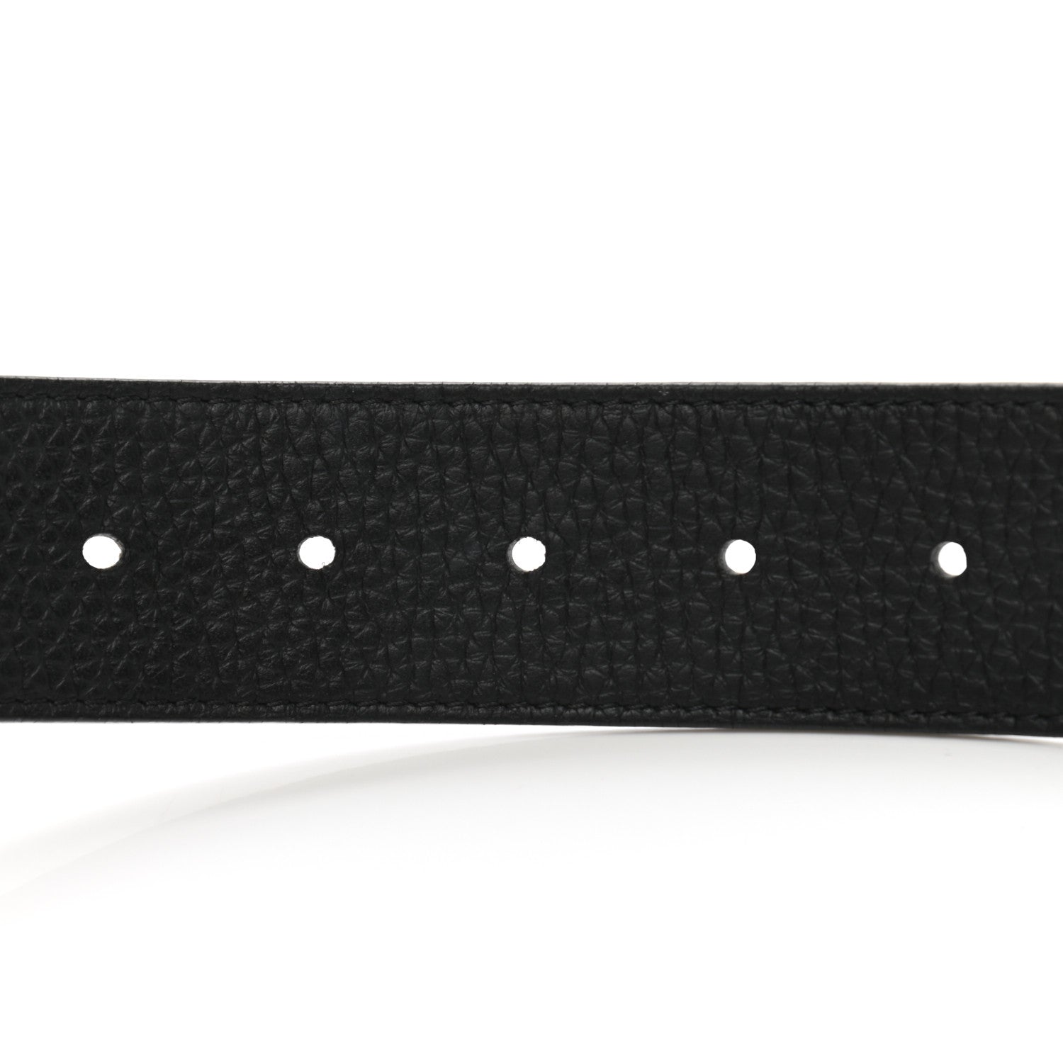 Louis Vuitton Taurillon Calfskin 30mm LV Initiales Reversible Belt 90 36 Black 5 of 6