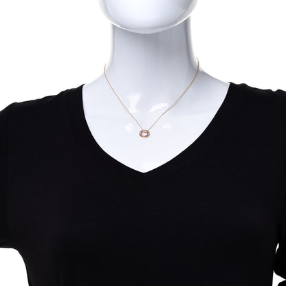 Tiffany 18K Yellow Gold Diamond Atlas Pierced Pendant Necklace 2 of 7