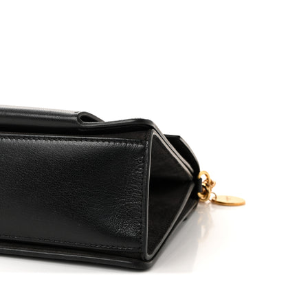 Givenchy Sugar Goatskin Suede Medium GV3 Shoulder Bag Black Grey 9 of 9