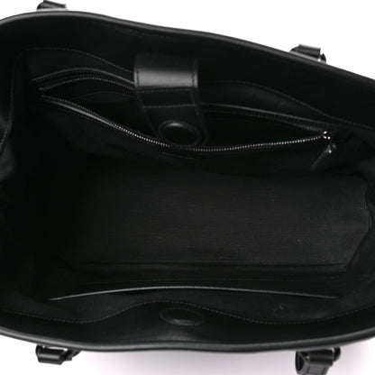 Gucci Calfskin Matelasse Monochrome Large GG Marmont Tote Bag Black 5 of 11