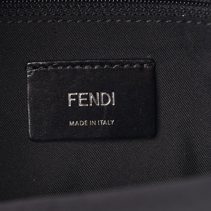 Fendi Nylon Shearling Apple Mini Backpack Black 6 of 7