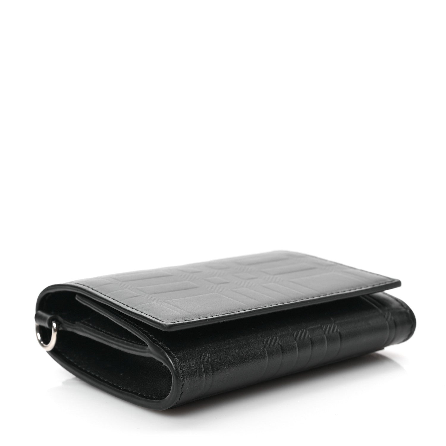 Burberry Embossed Check Crossbody Black 4 of 6