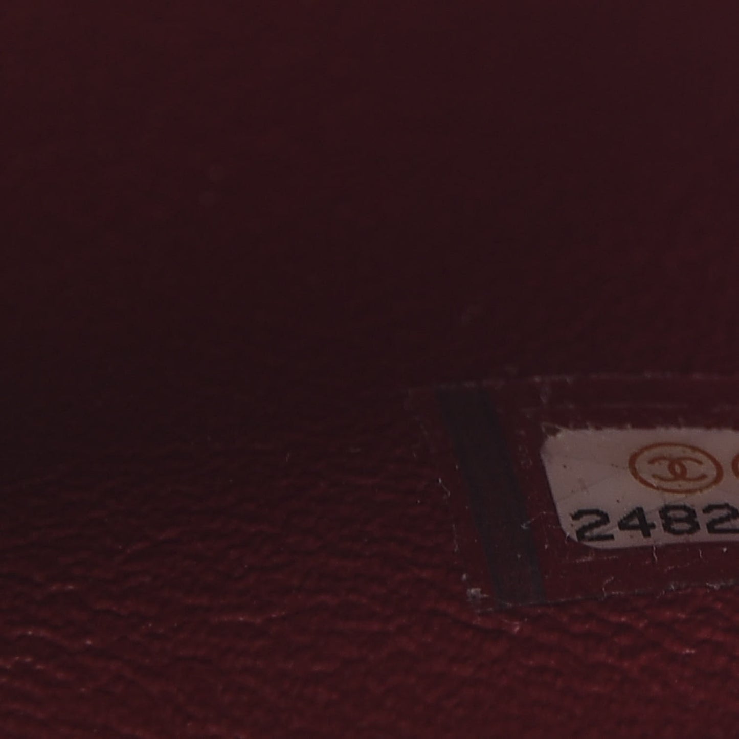 Lambskin Quilted Mini Square Flap Bordeaux