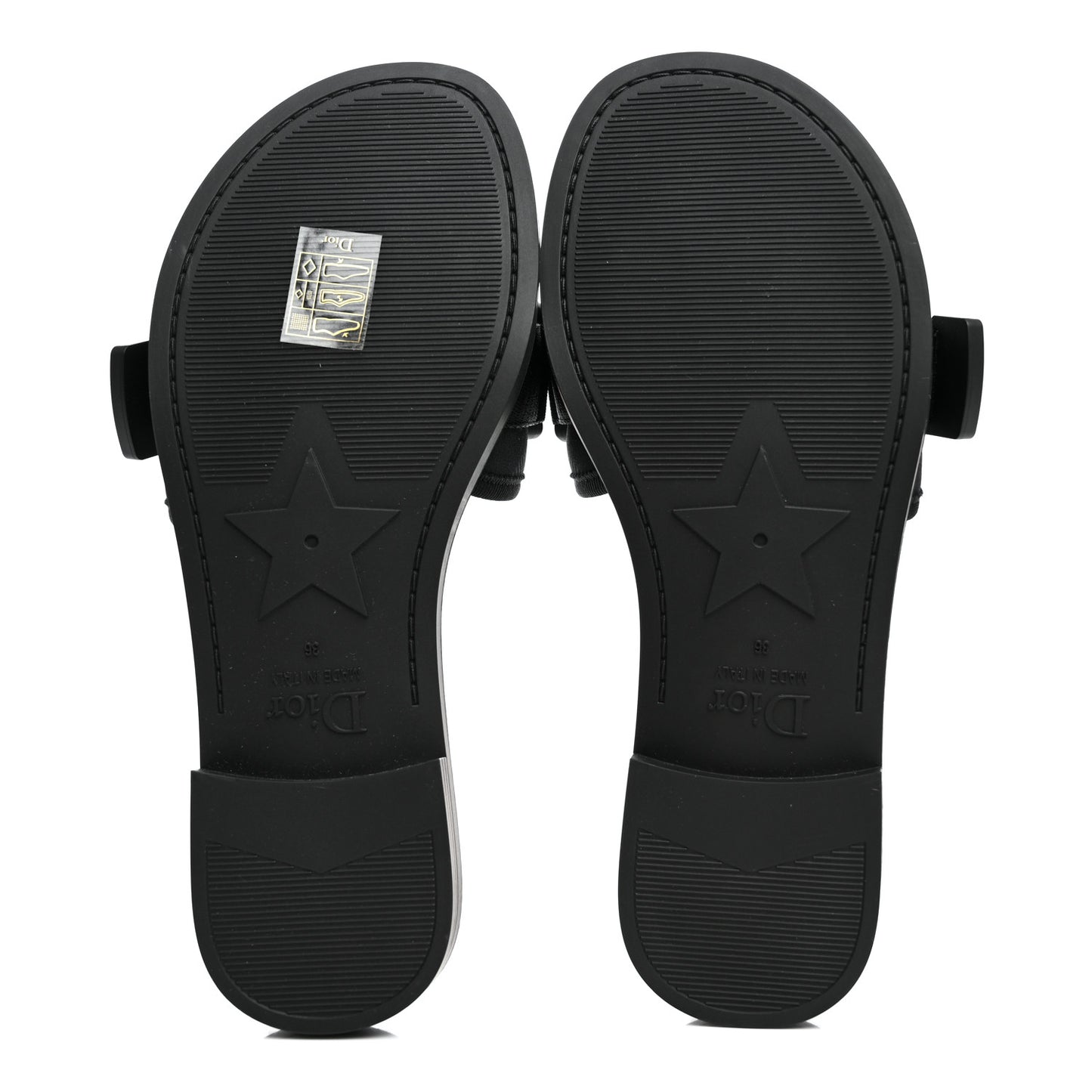 Technical Stretch Fabric Camouflage Dio(r)evolution Slide Sandals 36 Black Military