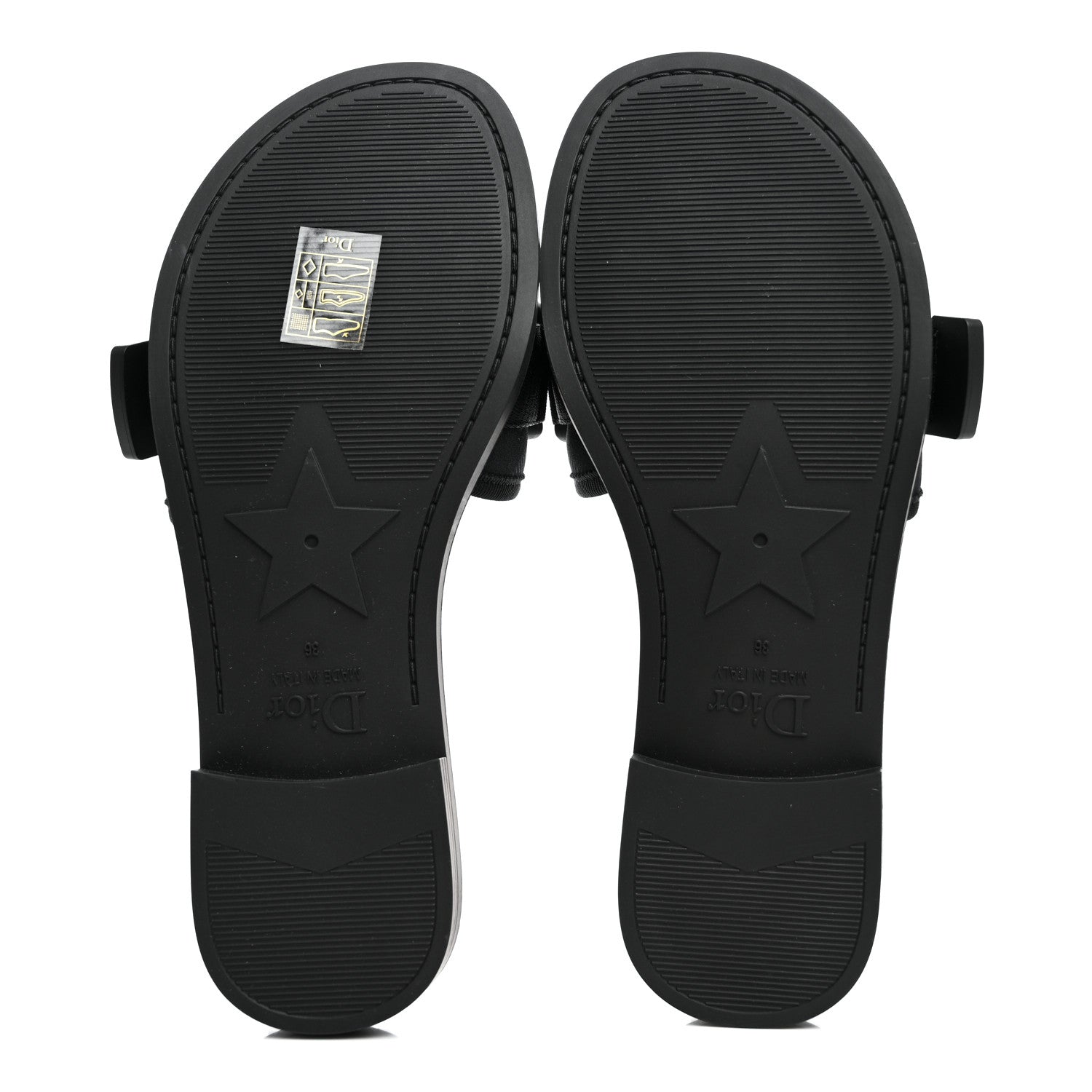 Christian Dior Technical Stretch Fabric Camouflage Dio(r)evolution Slide Sandals 36 Black Military 6 of 10