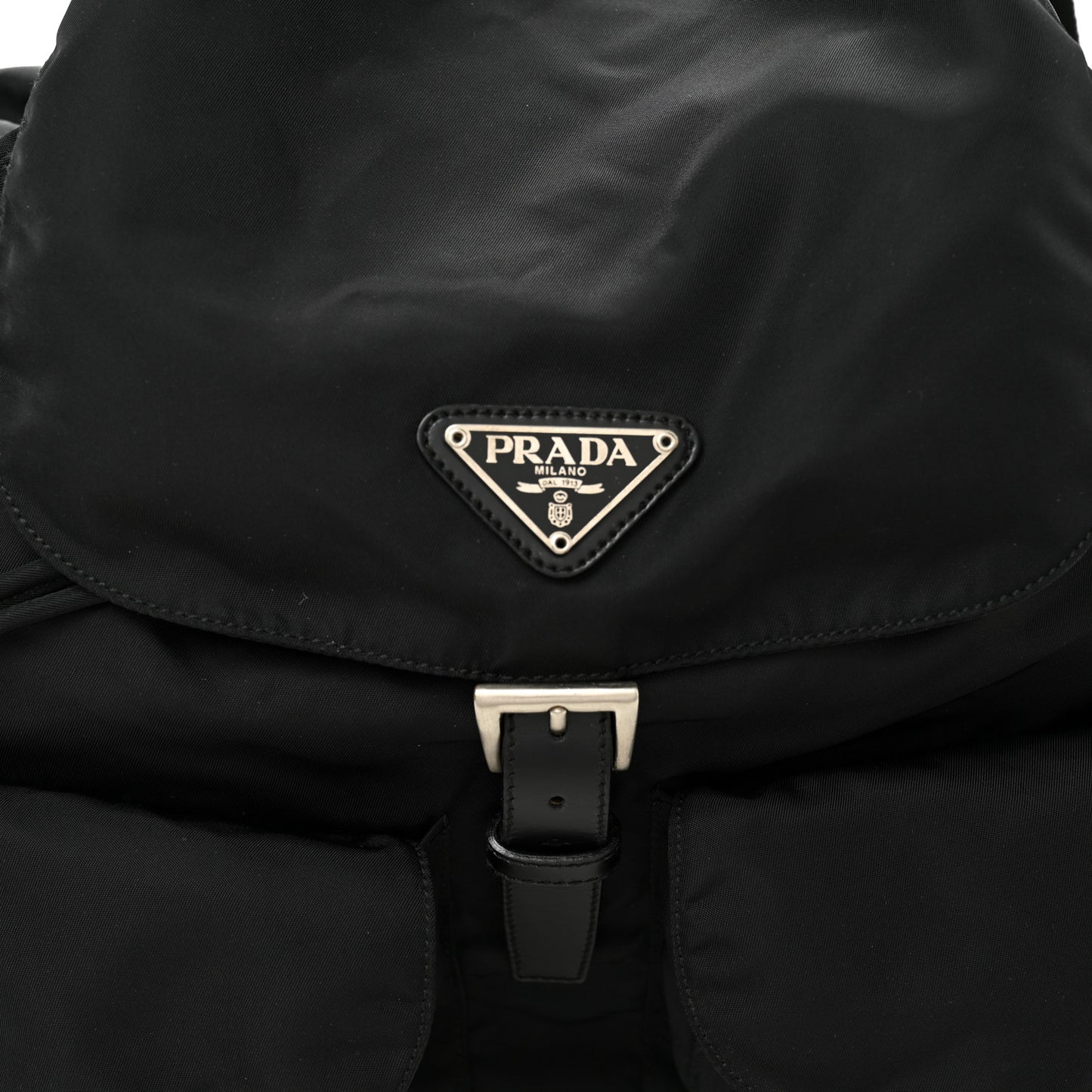 Nylon Vela Medium Backpack Black