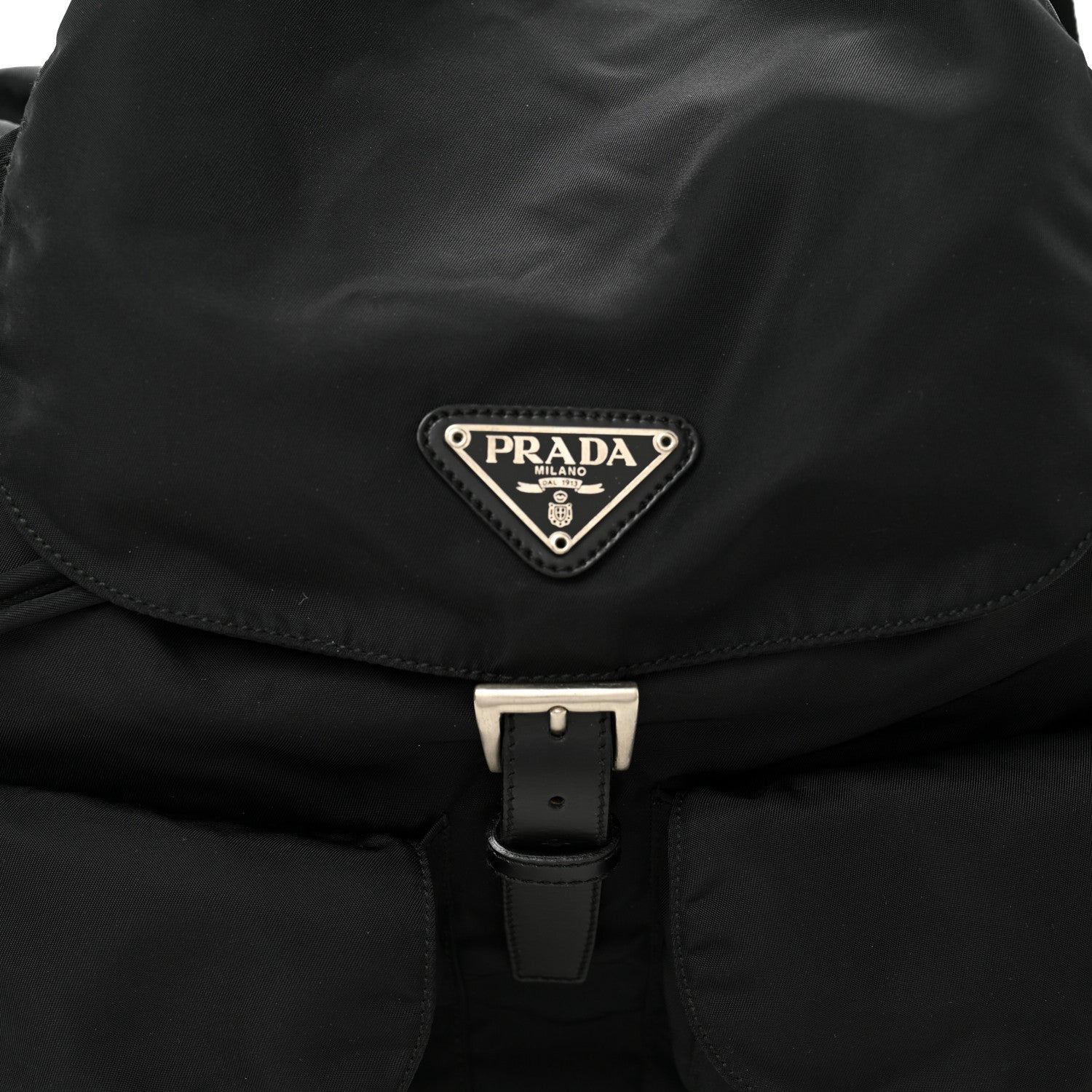 Prada Nylon Vela Medium Backpack Black 8 of 10