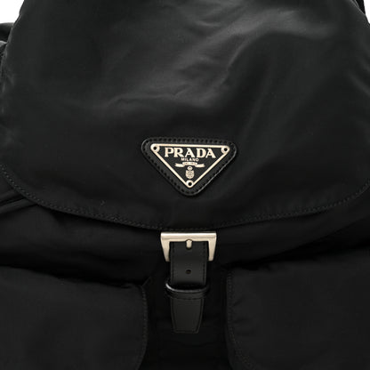 Prada Nylon Vela Medium Backpack Black 8 of 10
