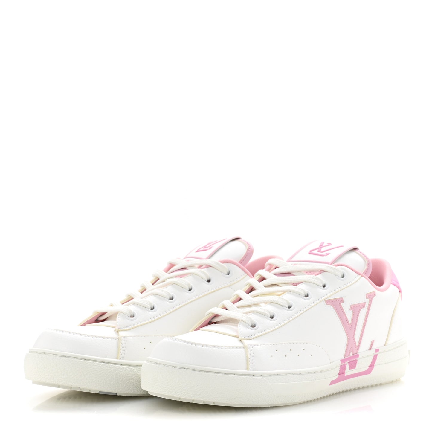 Calfskin Charlie Sneaker 39 White Rose Clair
