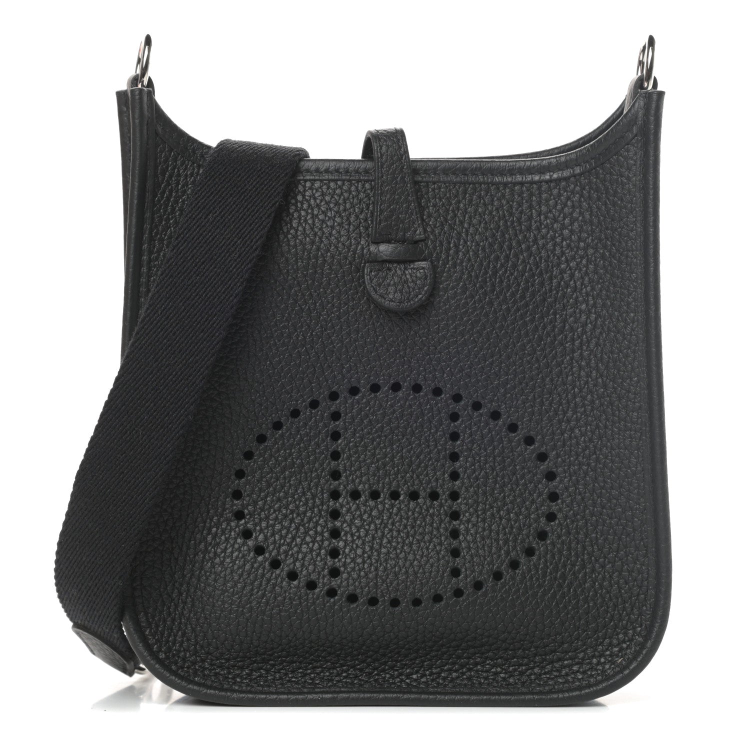 Hermes Taurillon Clemence Evelyne TPM Black 1 of 11