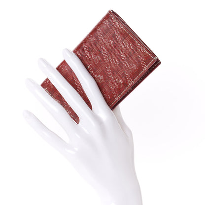 Goyard Goyardine Saint Pierre Card Holder Red 2 of 7