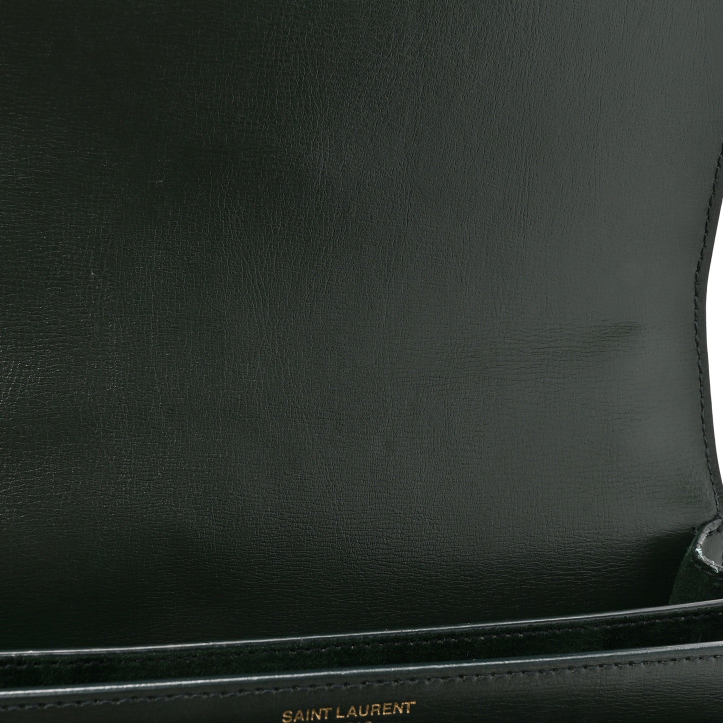 Smooth Calfskin Medium Monogram Sunset Satchel Dark Green
