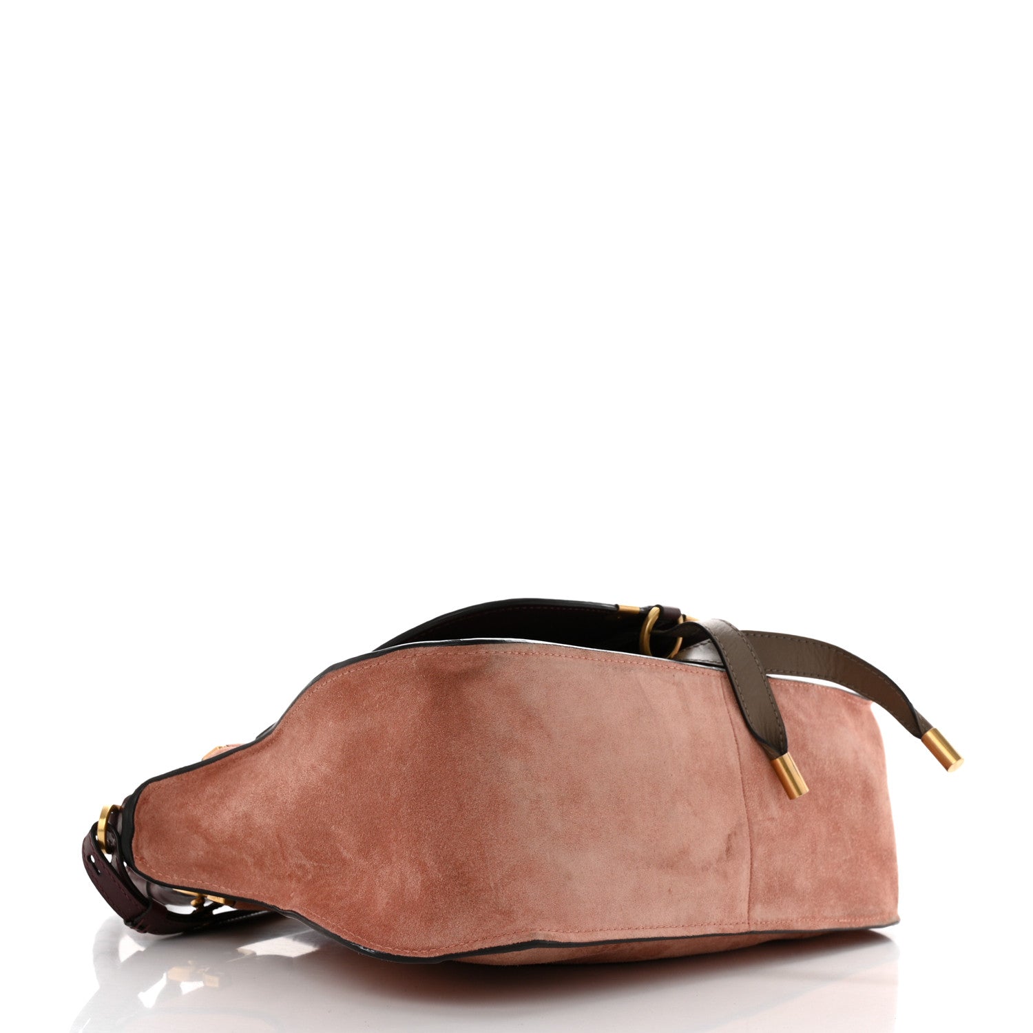 Chloe Suede Calfskin Braided Medium Marcie Double Carry Canyon Rose 4 of 12