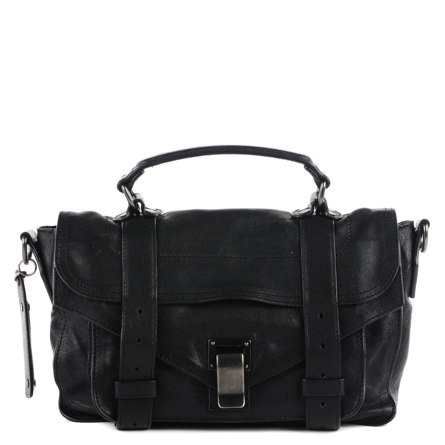 Lambskin Tiny PS1 Satchel Black