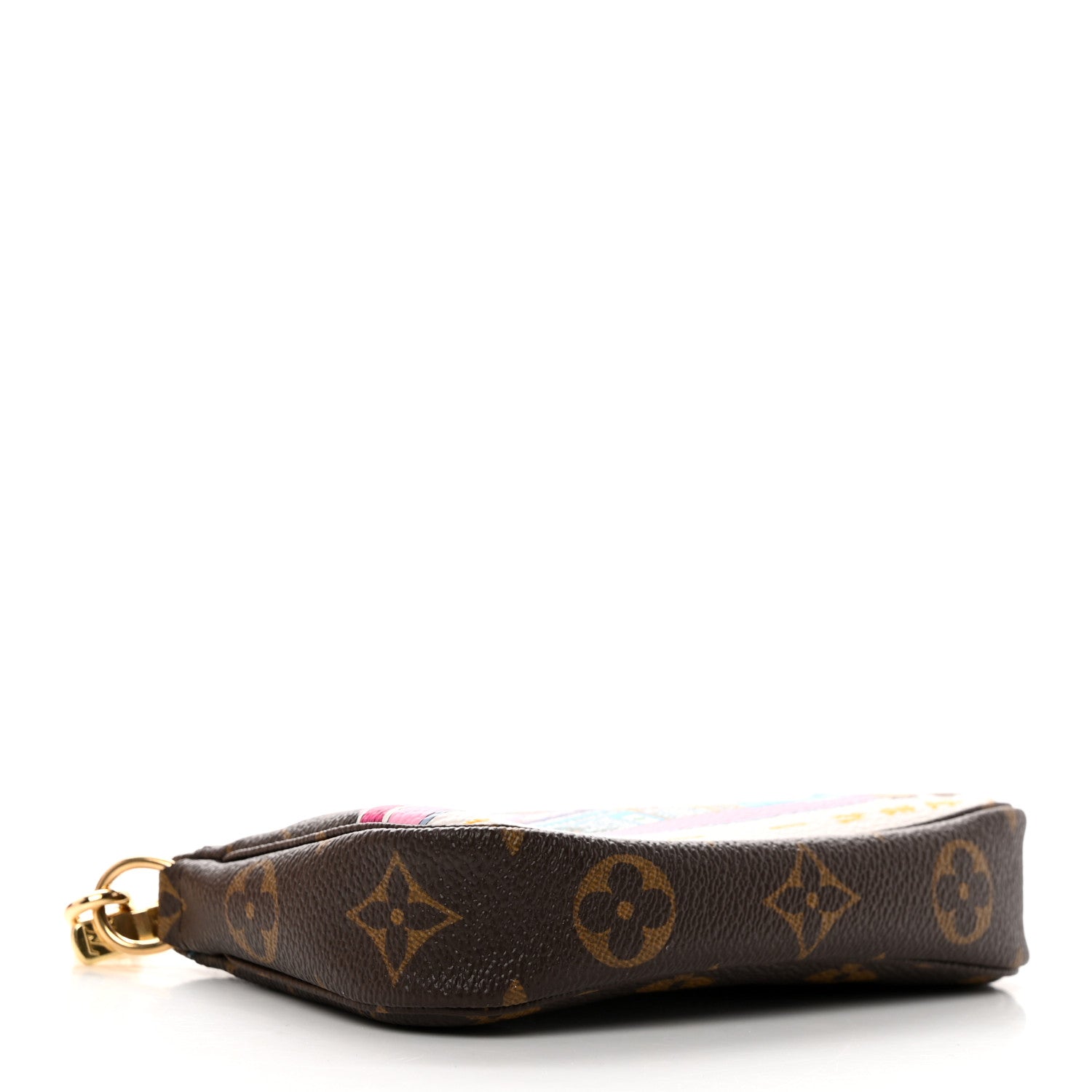 Louis Vuitton Monogram 2022 Christmas Animation Tokyo Mini Pochette Accessories Blue 4 of 9