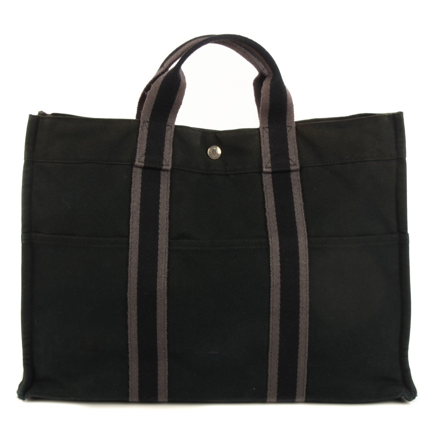 Hermes Canvas Fourre Tout MM Black 1 of 20