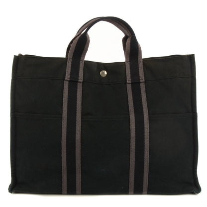 Hermes Canvas Fourre Tout MM Black 1 of 20