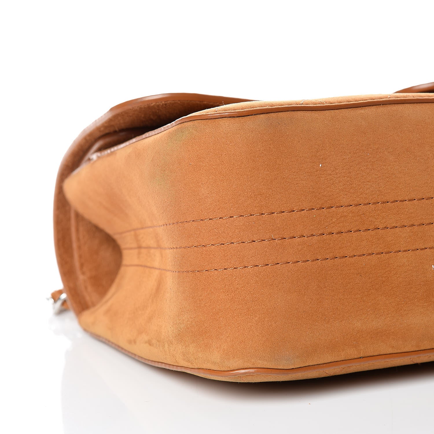 Chanel Nubuck Bull Jumbo Double Flap Camel 5 of 18