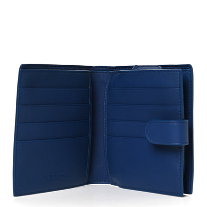 Bottega Veneta Nappa Intrecciato Mini Wallet Blue 5 of 11