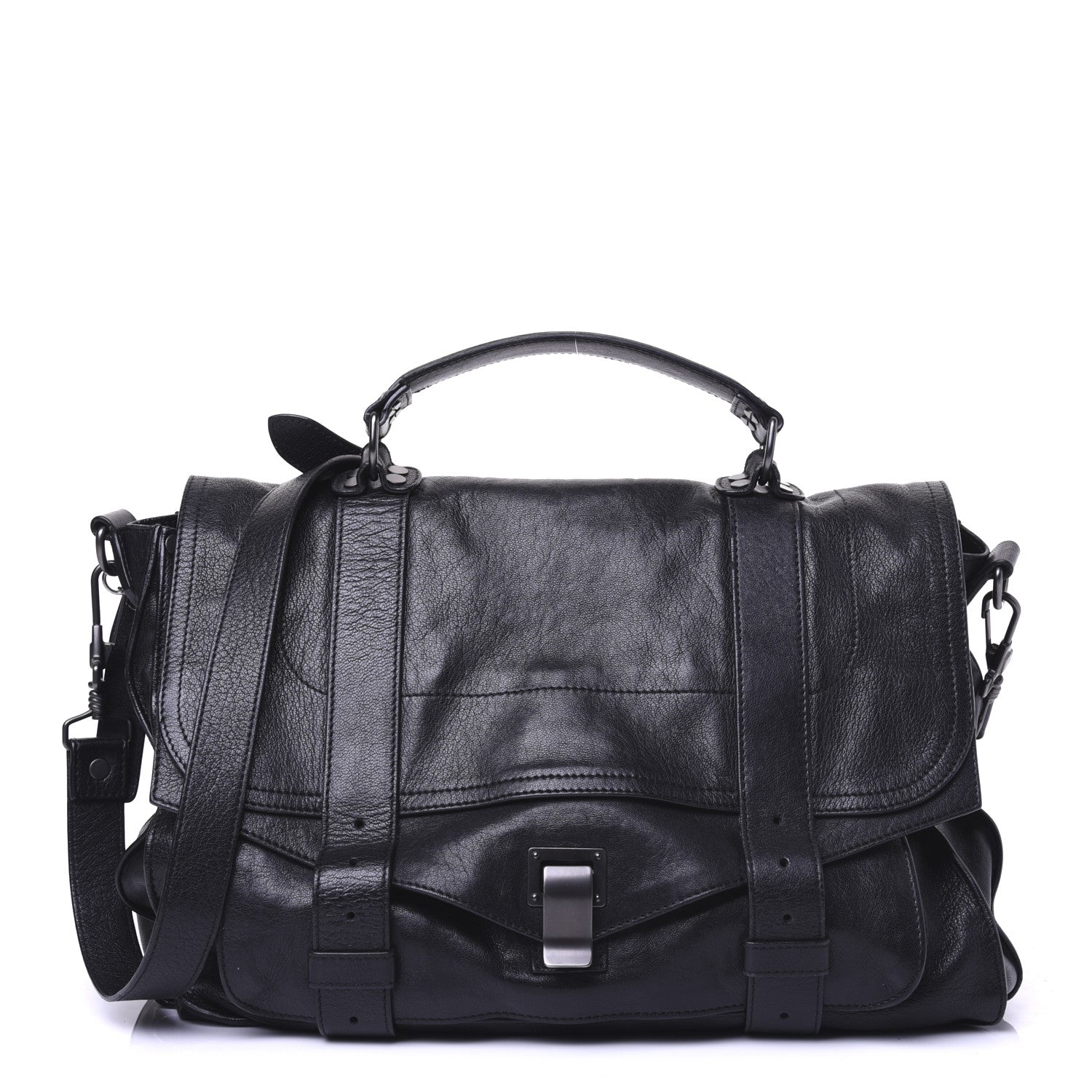Proenza Schouler Lambskin Medium PS1 Satchel Black 1 of 13