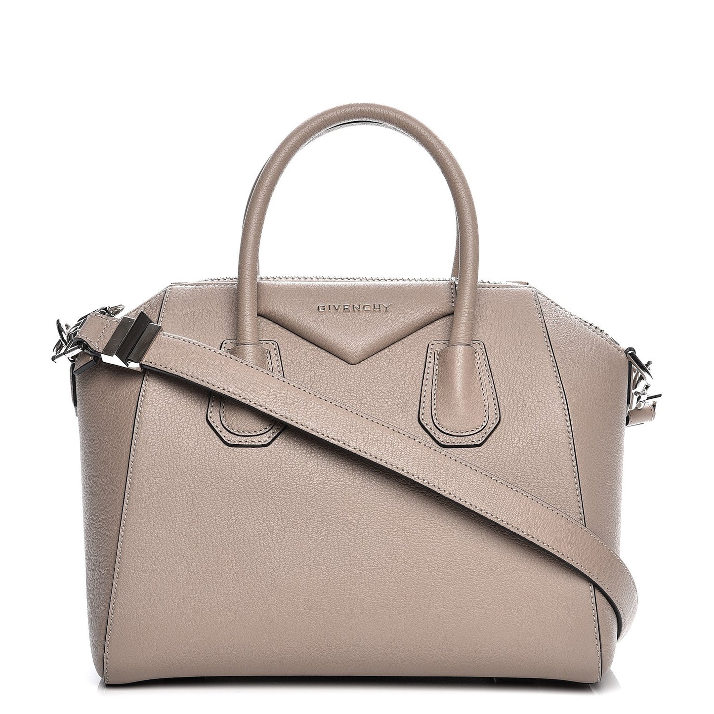 Sugar Goatskin Small Antigona Mastic
