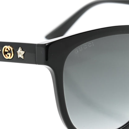 Gucci Round Frame Star Sunglasses GG0232SK Black 5 of 9