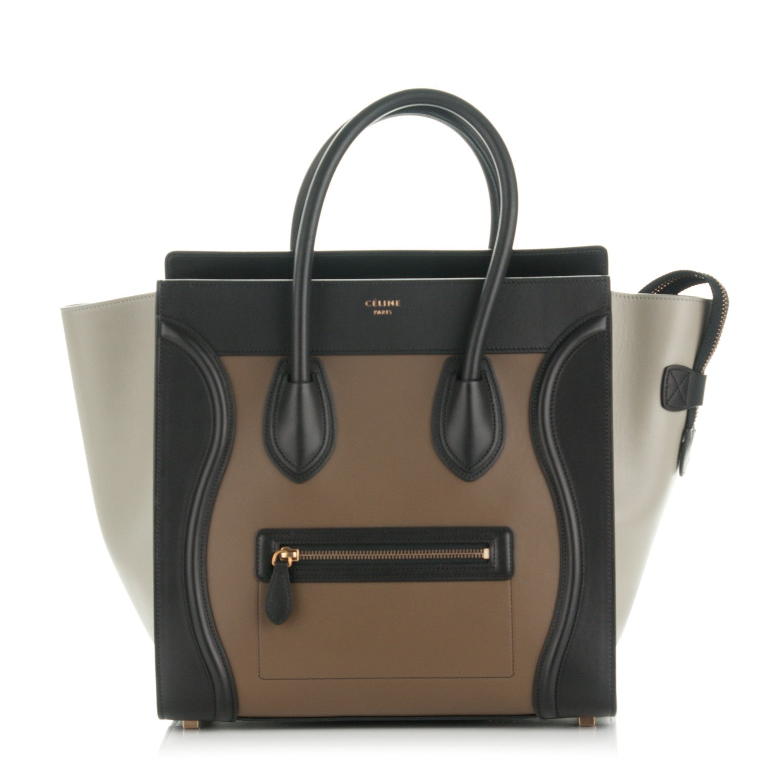 Celine Satin Calfskin Mini Tri-Color Luggage Multicolor 1 of 7