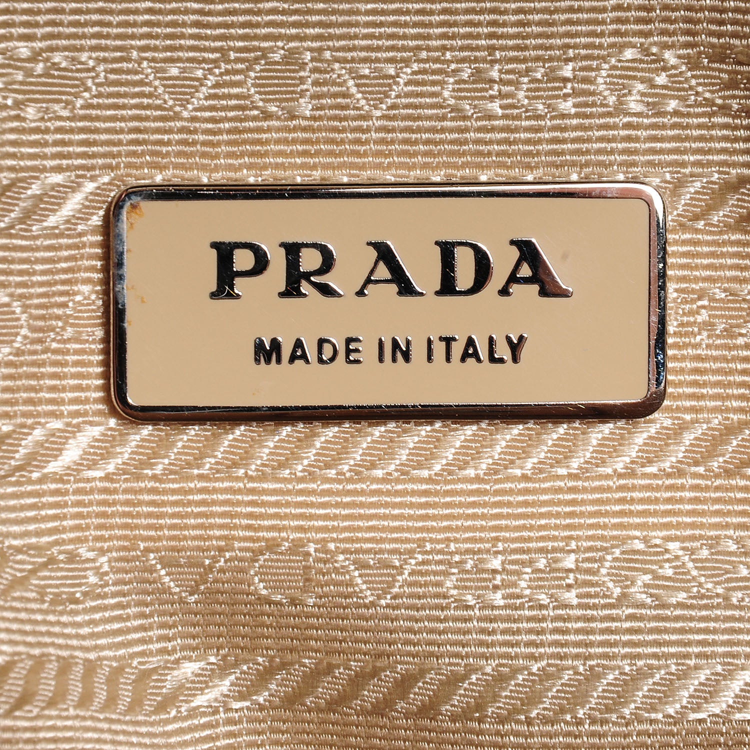 Prada Vitello Daino Buckle Shoulder Bag Sabbia 7 of 10