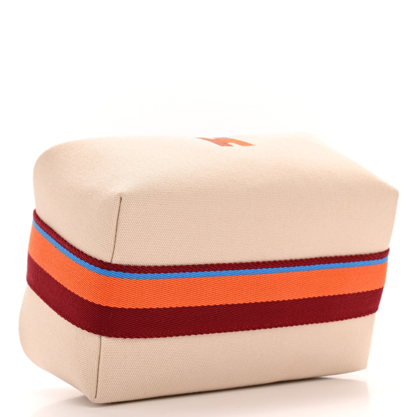 Cotton Canvas H Pavillon Small Bride-A-Brac Pouch Naturel