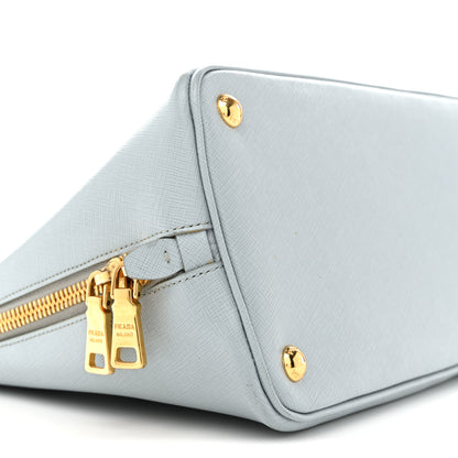 Prada Saffiano Lux Large Promenade Tote Lago 9 of 16