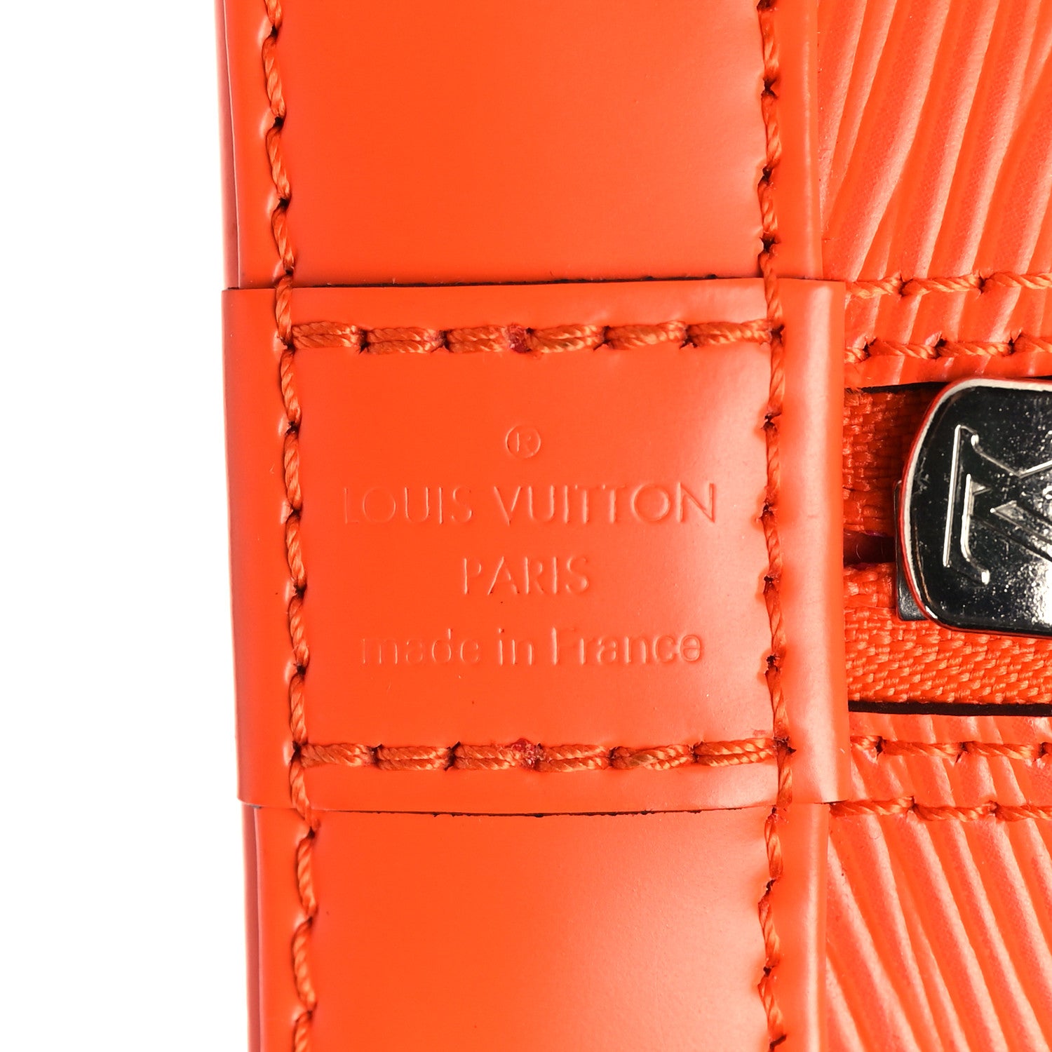 Louis Vuitton Epi Jacquard Alma BB Orange 6 of 10