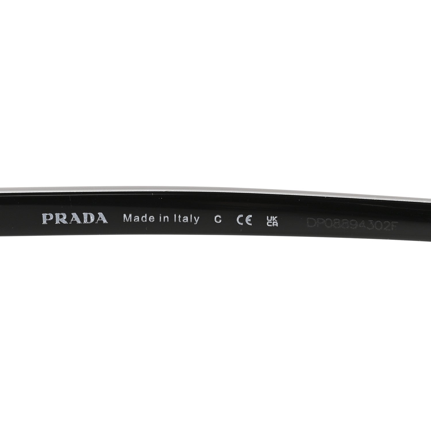 Prada Metal Shield Sunglasses SPR 69ZS Silver Light Grey 5 of 8