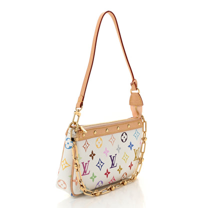 Louis Vuitton LV X TM Monogram Multicolor Pochette Accessories White 3 of 9