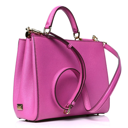Dolce & Gabbana Dauphine Miss Sicily Satchel Petunia 2 of 5