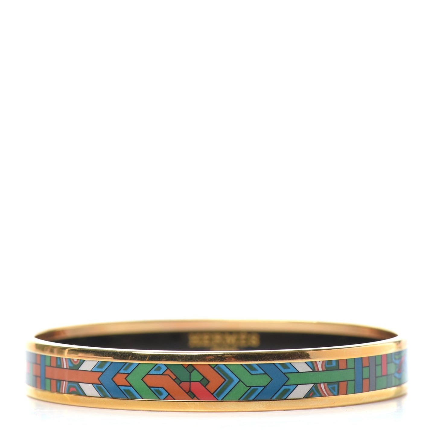 Enamel Printed Narrow L'Arbre Du Vent Bracelet 62 Folk
