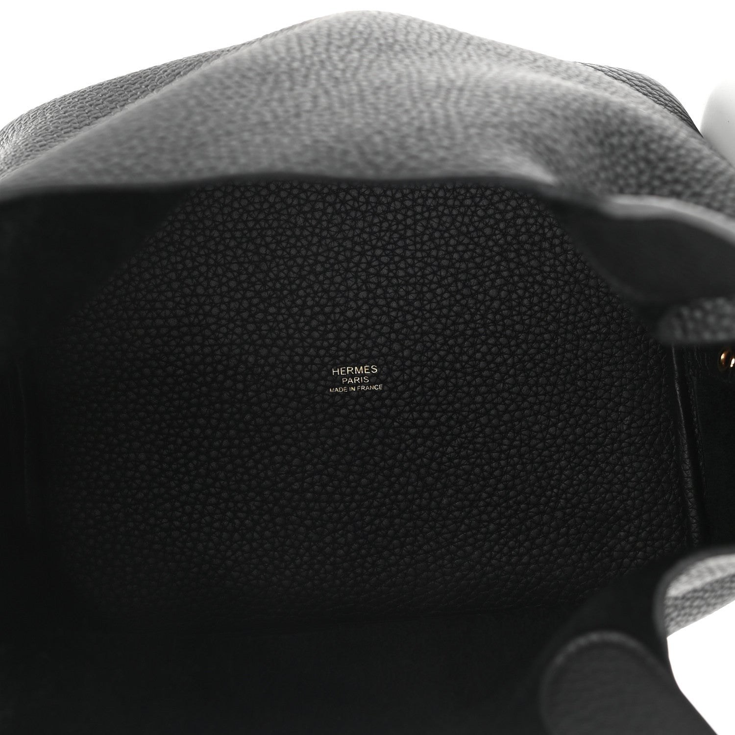 Hermes Taurillon Clemence Picotin Lock 22 MM Black 4 of 10