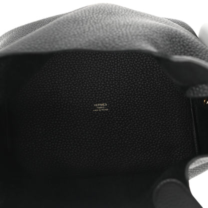 Hermes Taurillon Clemence Picotin Lock 22 MM Black 4 of 10