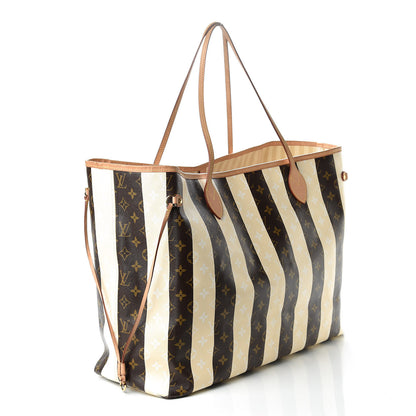 Louis Vuitton Monogram Rayures Neverfull XL 3 of 24