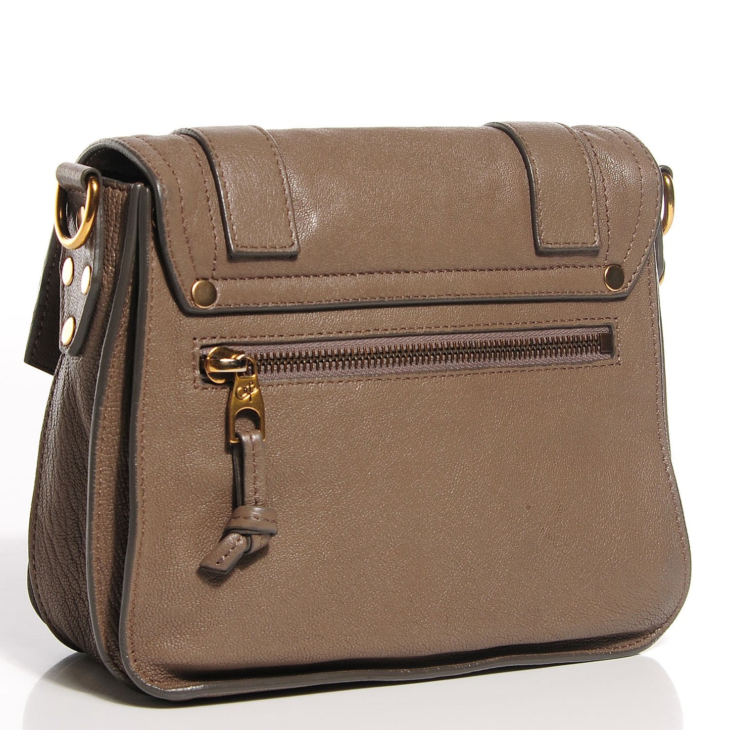 Lambskin PS1 Pouch Smoke