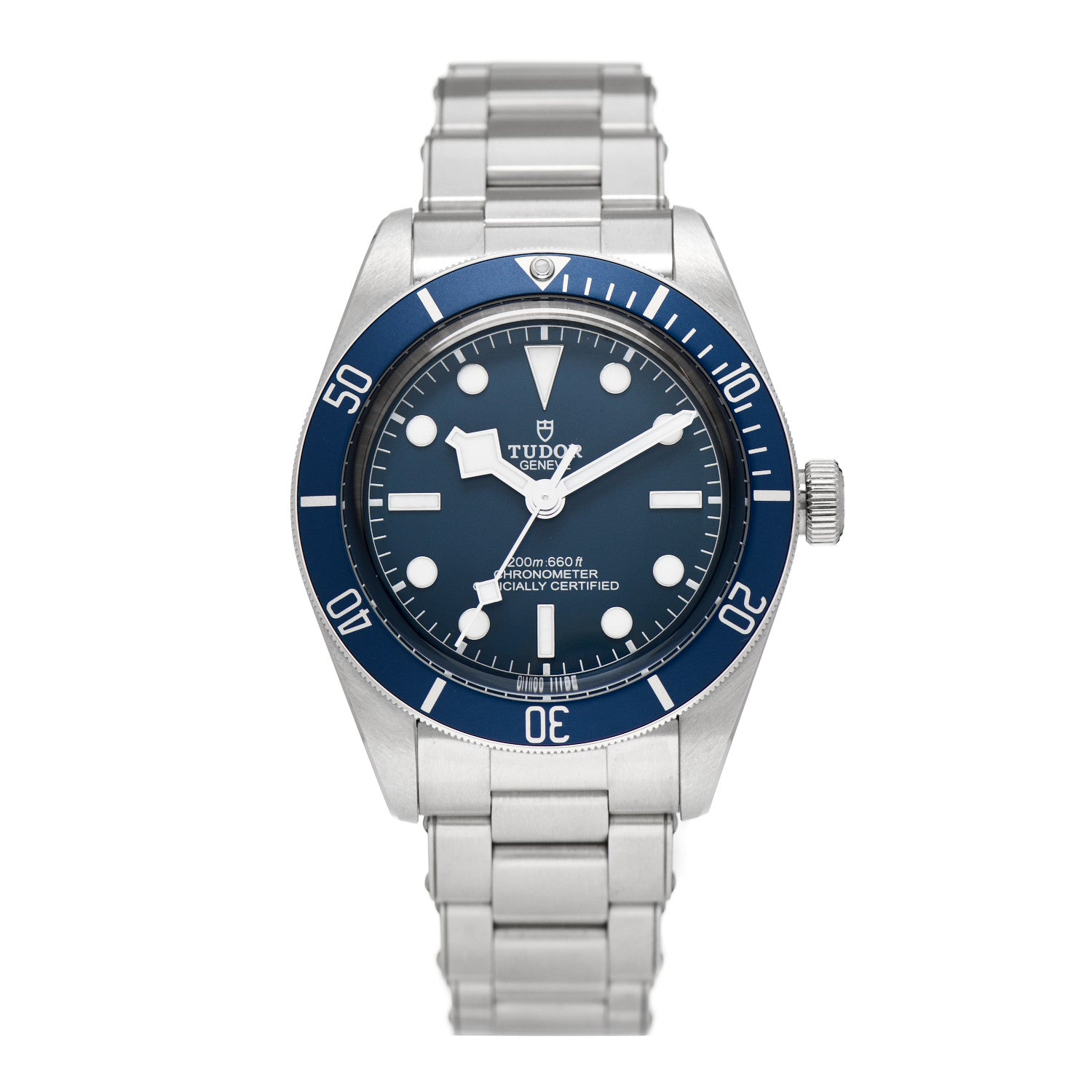 TUDOR Stainless Steel 39mm Black Bay Fifty Eight Automatic Watch Blue 79030B 1 of 5