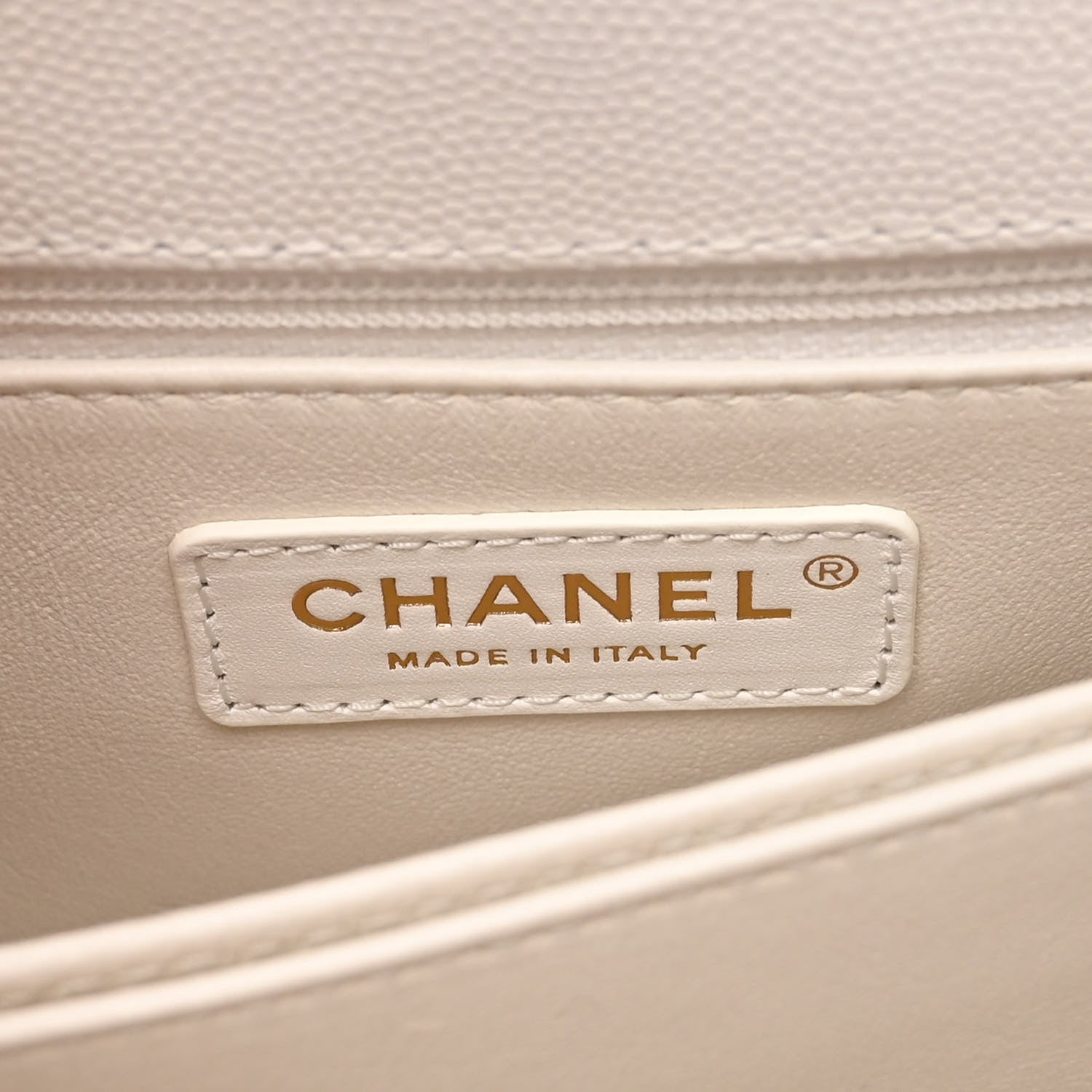 Chanel Caviar Quilted Mini Coco Handle Flap White 6 of 11